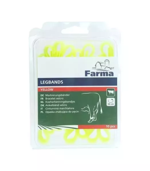 BRACELET VELCRO JAUNE FARMA