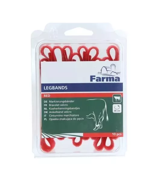 BRACELET VELCRO ROUGE FARMA