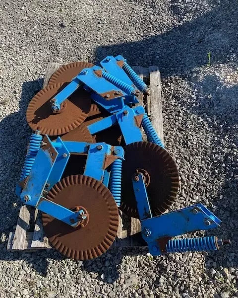 Jeu de 6 coutres circulaires ondulés Monosem Ribouleau Semoir NG+