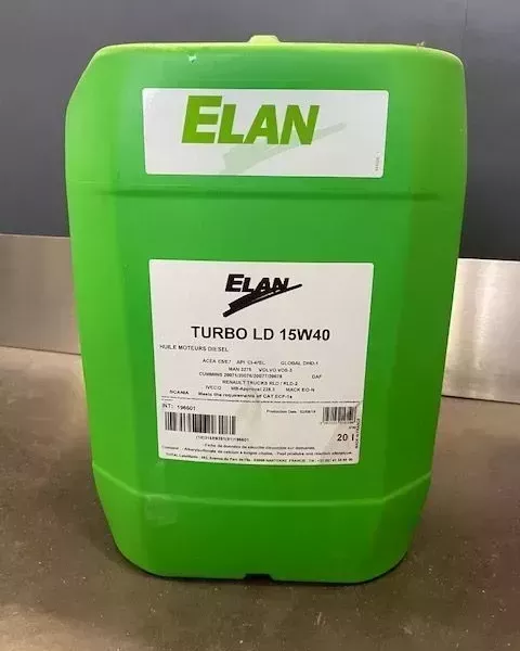 Huile Turbo LD 15W40 20 Litres ELAN