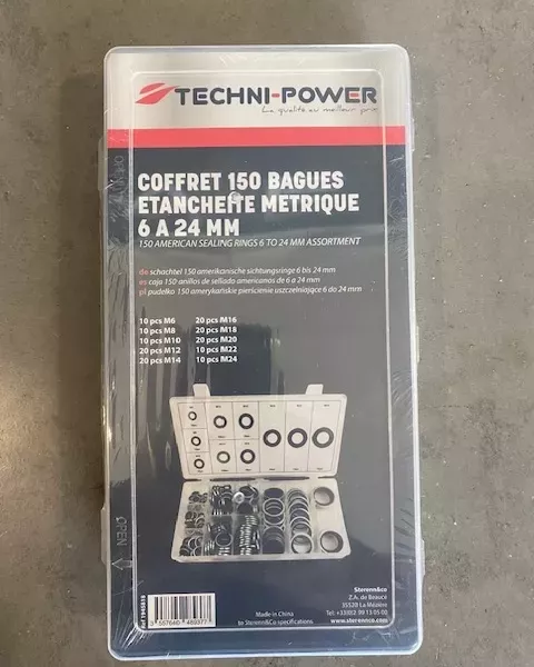COFFRET 150 BAGUES ETANCHES