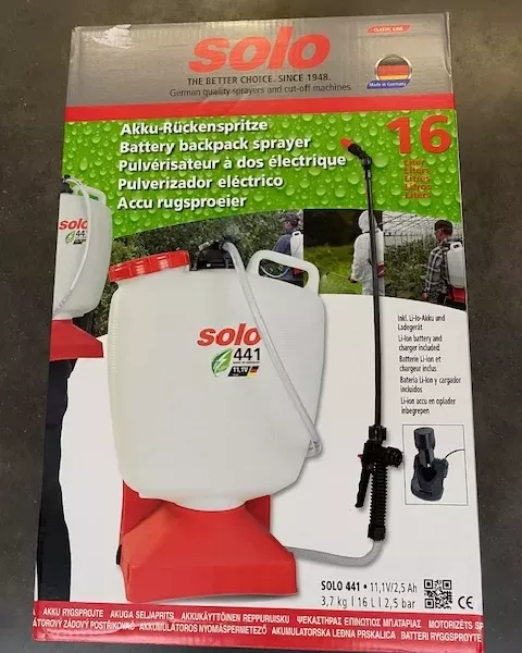 Pulvérisateur à dos électrique SOLO 16 litres